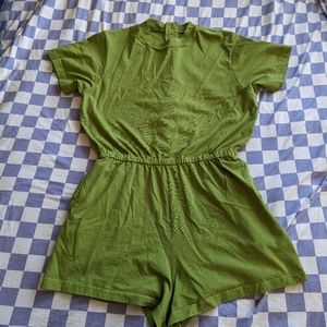 LA Apparel Green Romper